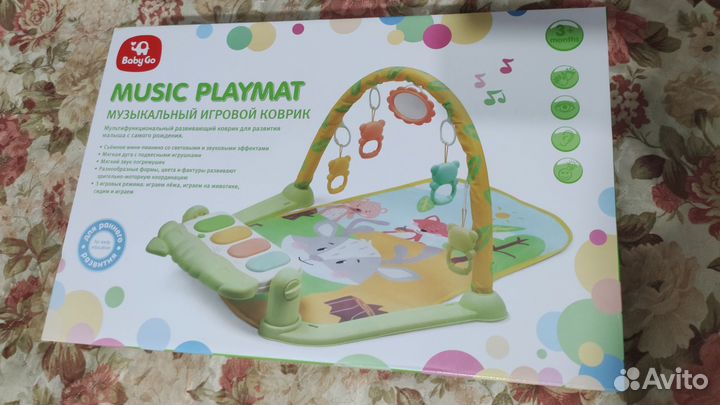 Развивающий коврик с пианино