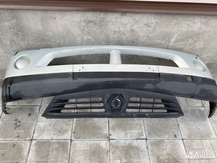 Бампер renault logan 1