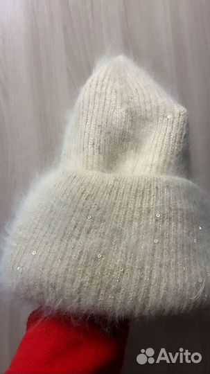 Шапка зимняя из ангоры