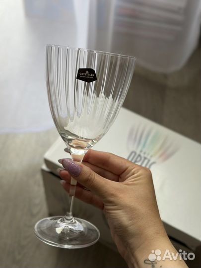 Бокалы для вина 6 штук kate optic