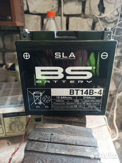 Аккумулятор BS battery BT 14B-4 12v 12.6ah 210a