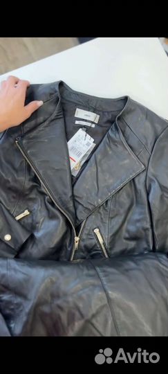 Куртка кожаная женская mango