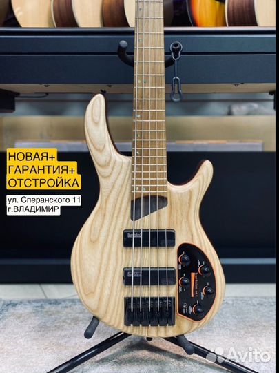 Бас гитара 5 струн cort B5-element OPN