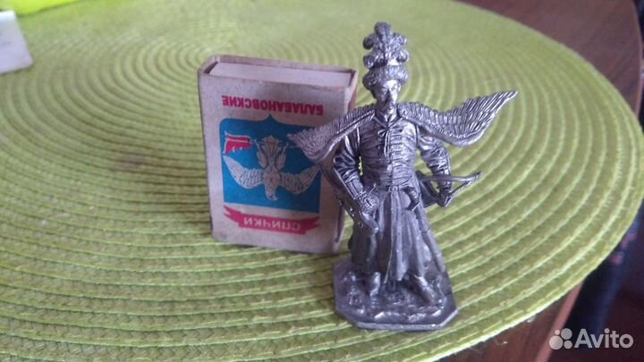 Оловянная миниатюра. Польский кавалерист