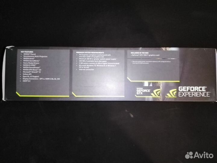 KFA2 GeForce GTX 1050 Ti 1-Click OC 4GB