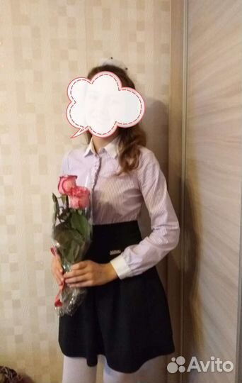 Рубашка школьная