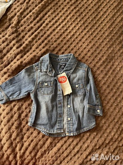 Рубашка джинсовая