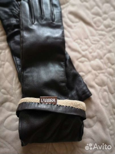 Длинные кожаные перчатки