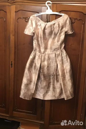 Dior оригинал платье 40 fr шелк