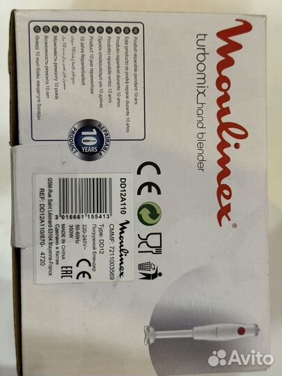 Блендер погружной Moulinex DD12