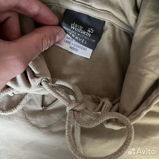 Rare Big logo худи Jack Wolfskin оригинал