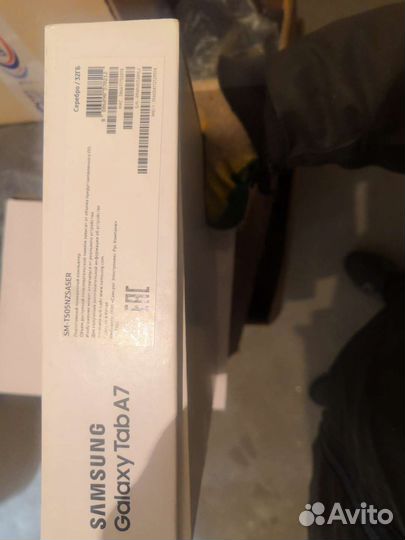 Коробка ои Samsung galaxy tab a7 оригинал