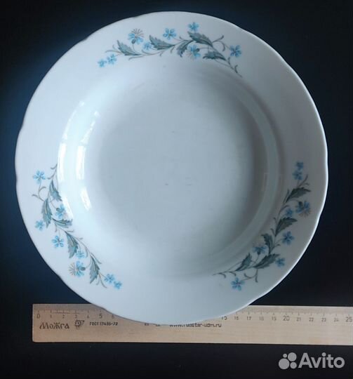 Тарелка японская винтажная суповая