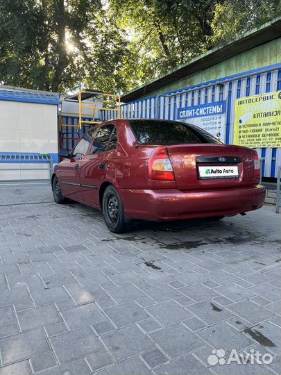 Hyundai Accent 1.5 МТ, 2004, 193 500 км