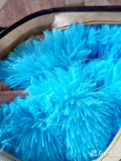 Пледы пушистые новые