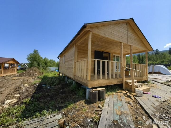 Каркасно-щитовой дом 6х8