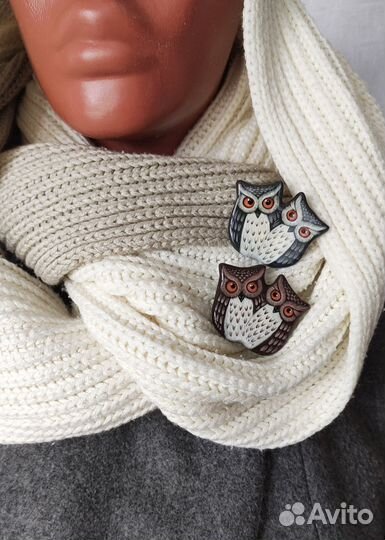 Брошь ручной работы с худ.росписью