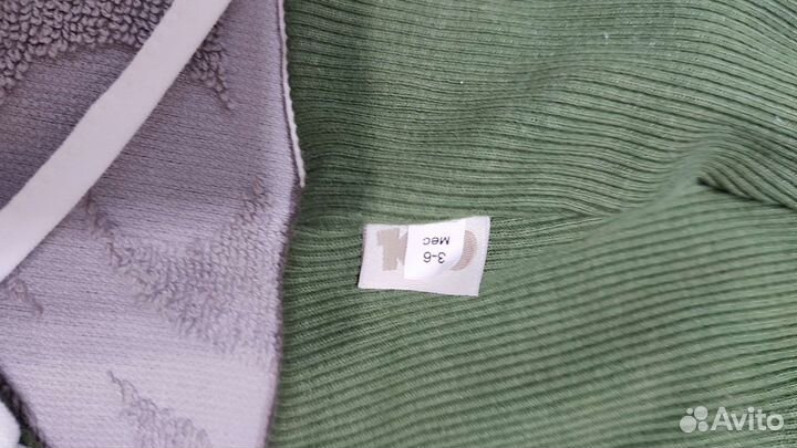 Шапка и снуд 3-6 мес