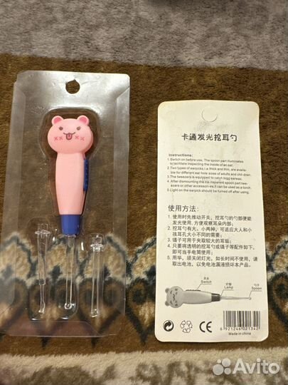 Ушная палочка с подсветкой