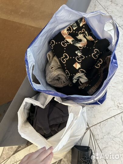 Пакеты с вещами женские