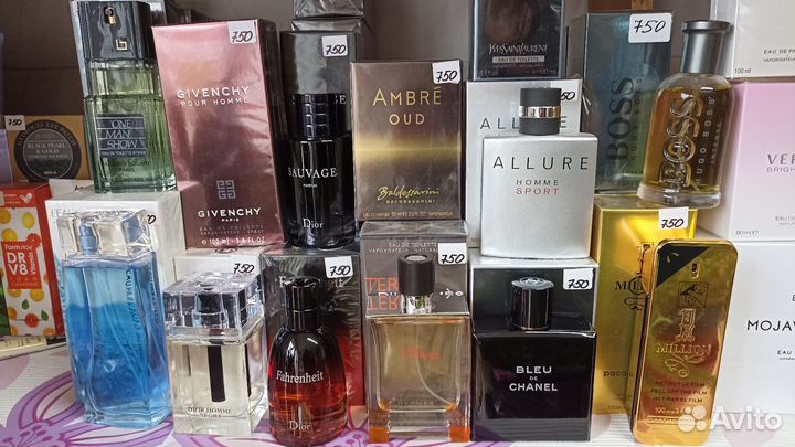 Мужской парфюм Boss, Chanel, Kenzo и др