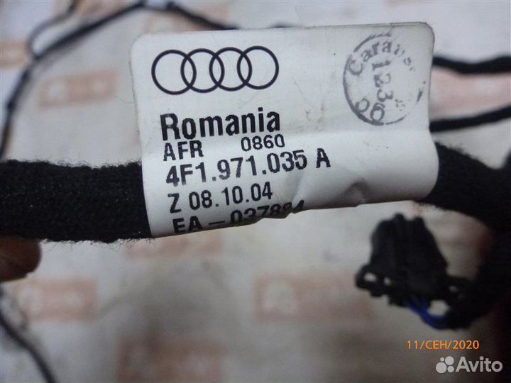 Проводка двери передняя левая Audi A6 C6 BDW 2005