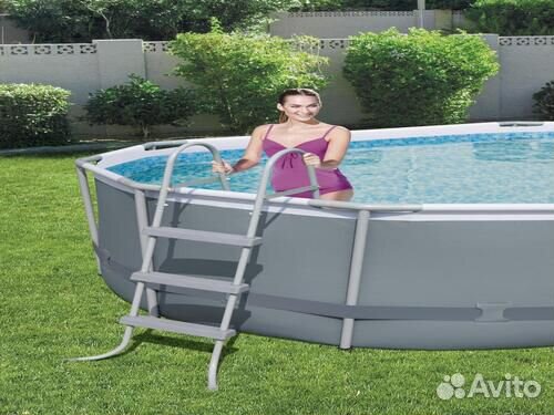 Каркасный бассейн Power Steel 427х250х100см, 7250л