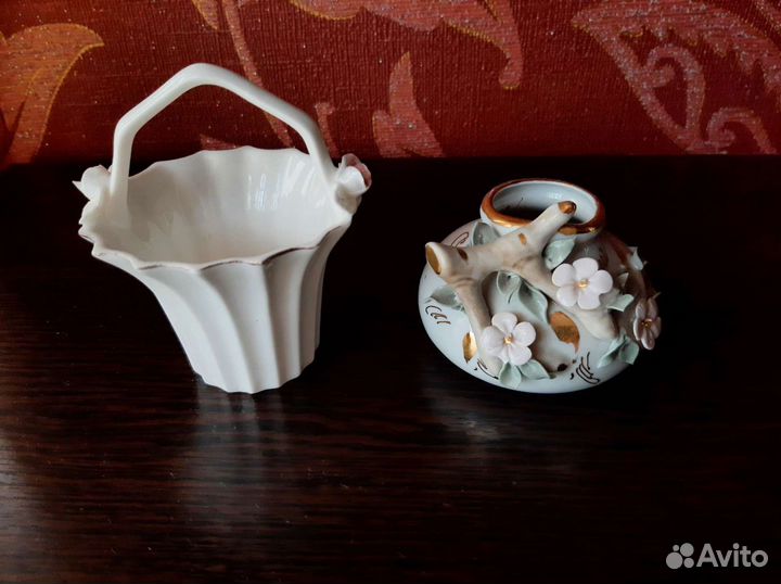 Мини ваза винтаж фарфор