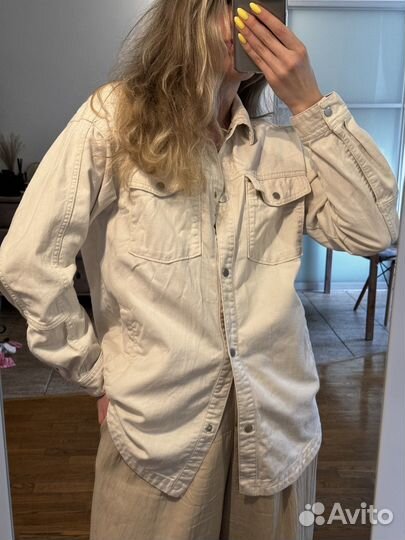 HM джинсовая рубашка