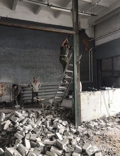 Демонтажные работы квартир, домов, сараев