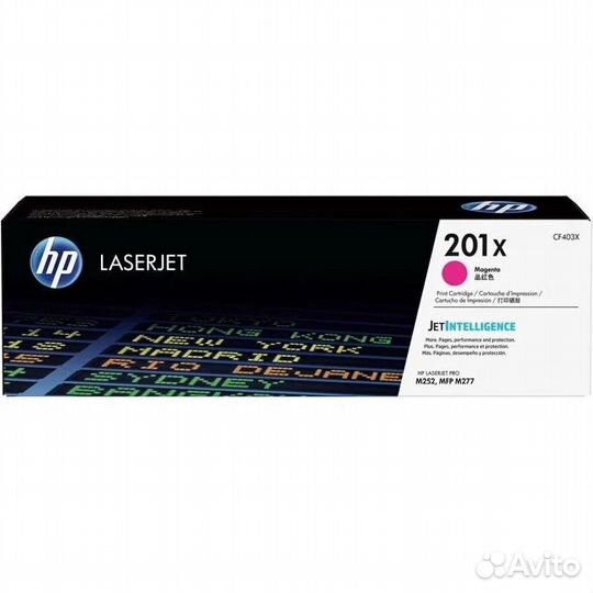 Лазерный картридж Hewlett Packard CF403X (HP 201X) Magenta