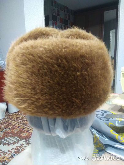 Мужская зимняя шапка ушанка меховая