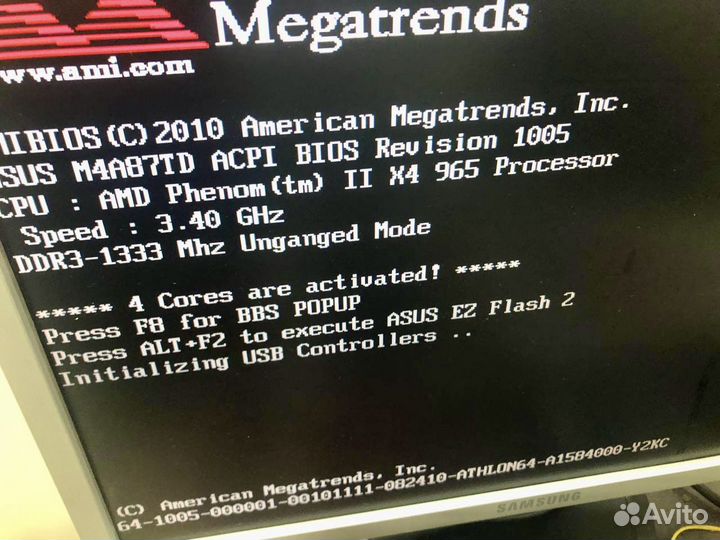 Мат.плата + процессор Х4 965 + кулер Zalman