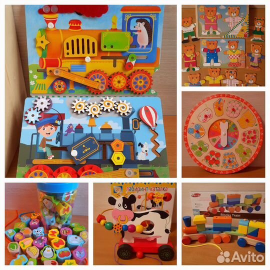 Новые развивающие деревянные игрушки