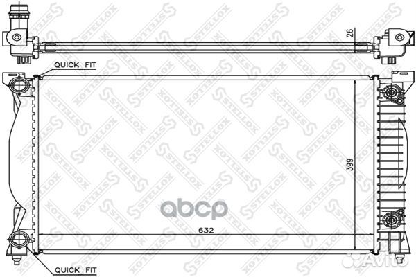 Радиатор системы охлаждения АКПП 10-25178-SX St