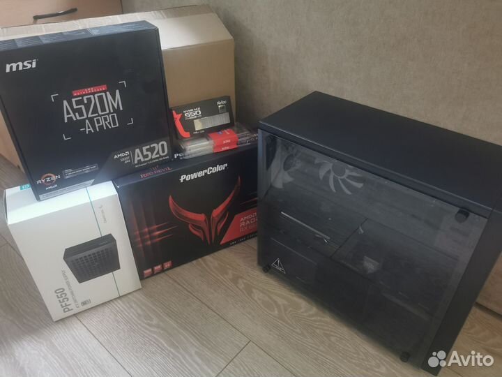 Игровой пк AMD 5500/RX6600XT (Новый)