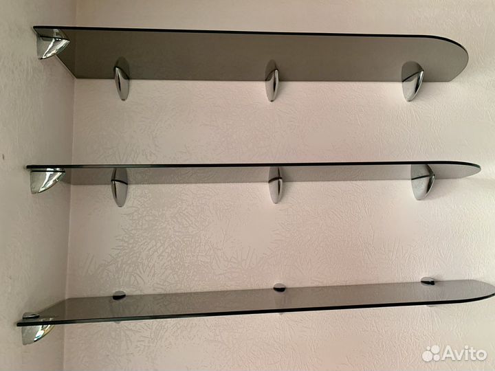 Полка настенная стеклянная