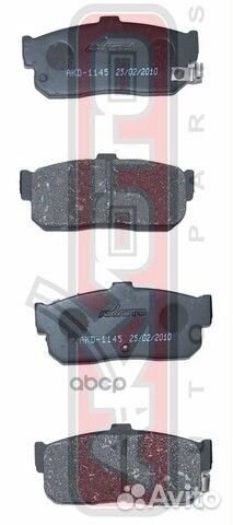 Колодки тормозные дисковые задние AKD1312 akyoto