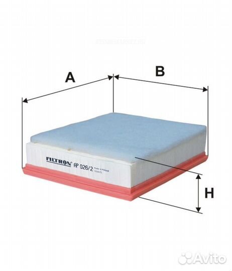 Filtron AP026/2 Фильтр воздушный BMW