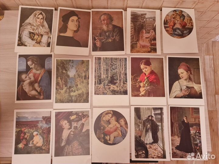 Открытки великих художников