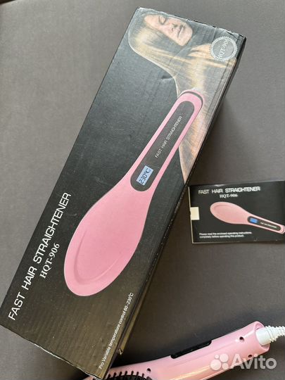 Утюжок для волос расческа новая