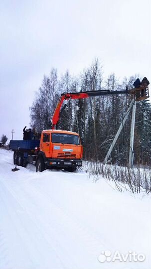 Услуги Кран борт манипулятор вездеход камаз+ вышка