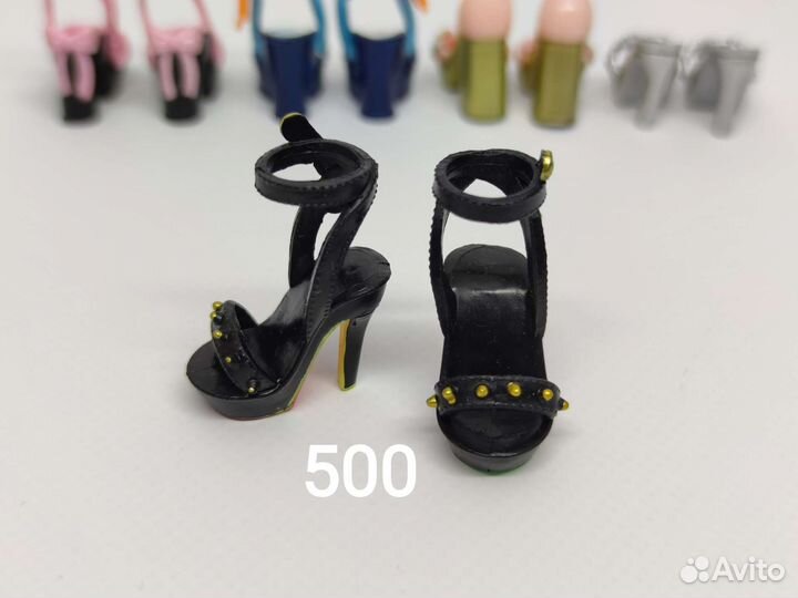 Обувь кукол rainbow и shadow high