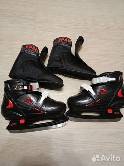 Коньки детские раздвижные 33-36