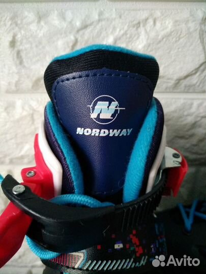 Коньки раздвижные nordway 27-30