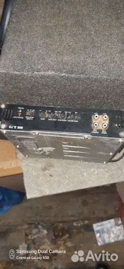 Автомобильный сабвуфер и усилитель