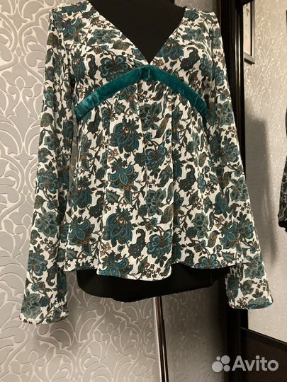 Блузки Европа шифон батист хлопок