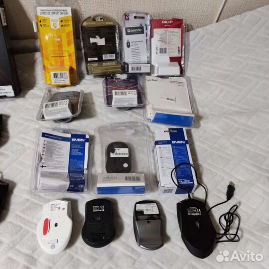 Беспроводная и проводная мышь