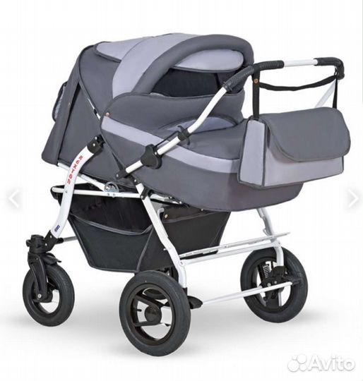 Коляска для двойни 2 в 1