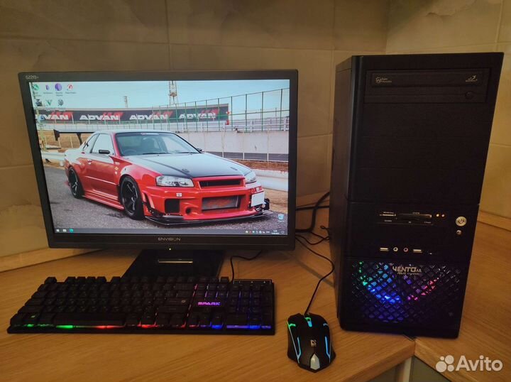 Игровой компьютер core i7/ rx580/ 16Gb